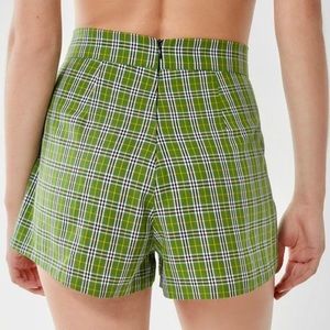 Urban Outfitters High Waisted Plaid Short